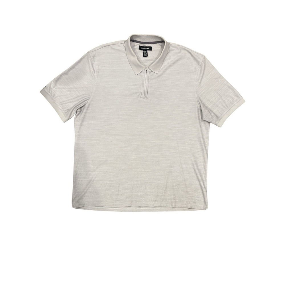 Kenneth Cole Men's Polo Quarter Zip Shirt Size XXL‎